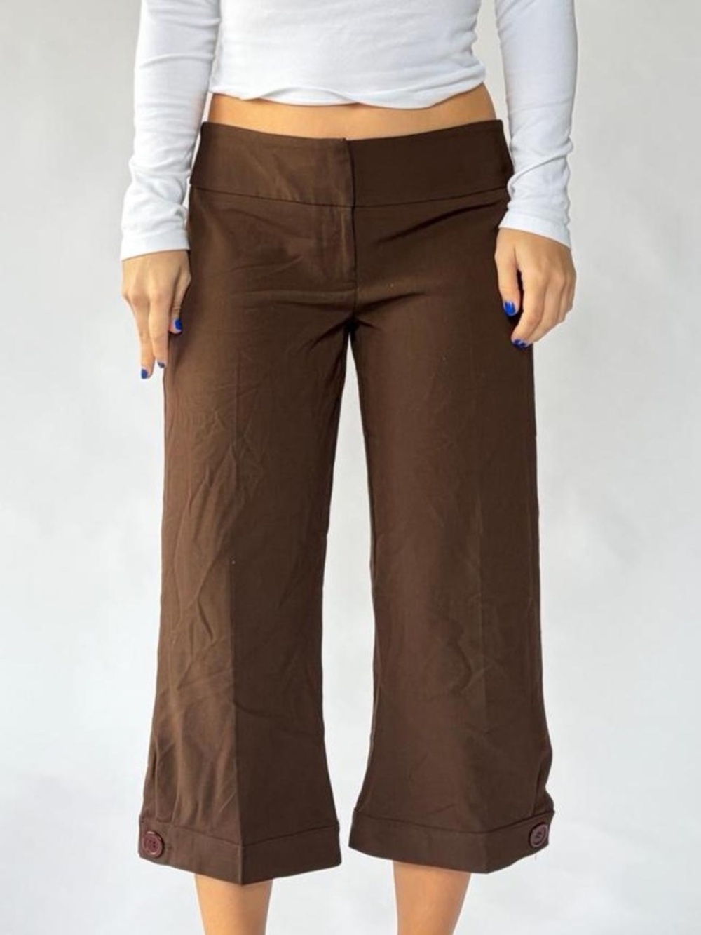 Low Rise Capri Trousers Y2K 12 Studio Y